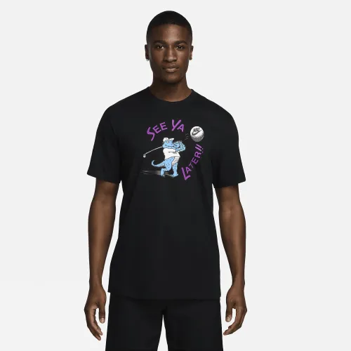 Nike чоловічі для гольфу футболка колір чорний