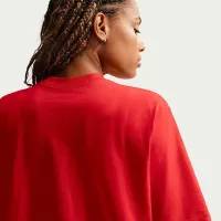 Nike Sportswear Essentials женская Boxy футболка цвет красный