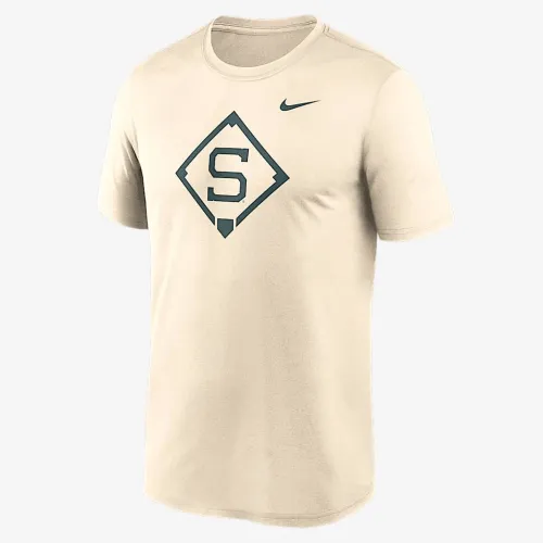 Michigan State Spartans Legend Baseball Icon чоловічі Nike Dri-FIT College футболка колір коричневий