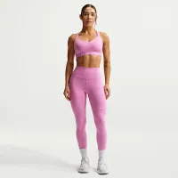 Nike One женская С высокой Талией 7/8 лосины с карманамицвет фиолетовый