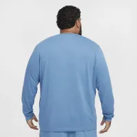 Nike мужские Dri-FIT Long-Sleeve Fitness футболка синий