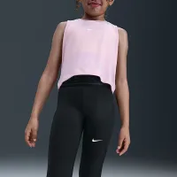 Nike Pro Girls' Mid-Rise лосіни колір чорний