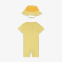 Nike Sportswear PE Baby (0-9M) Romper and Bucket Hat набор Yellow