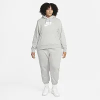 Nike Sportswear Club Fleece женская Mid-Rise оверсайз Sweatpants (большие размеры) цвет серый