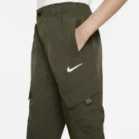 Nike Outdoor Play Big дитячі Woven Cargo Pants колір зелений