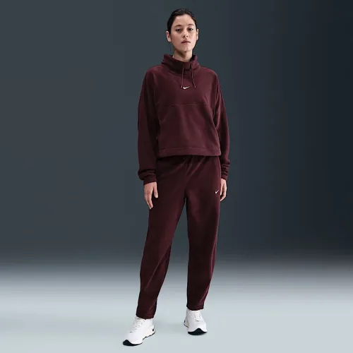 Nike One женская Therma-FIT Mid-Rise Fleece Pants цвет красный