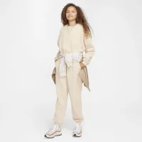 Nike Sportswear Club Fleece Girls' Boxy Crew-Neck свитшот цвет коричневый