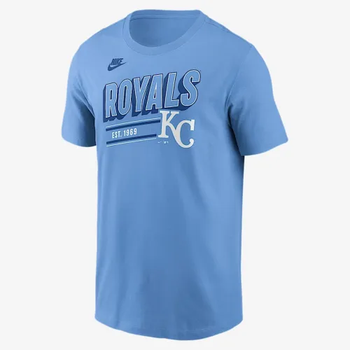 Kansas City Royals Cooperstown Retro чоловічі Nike MLB футболка блакитний
