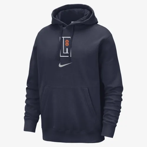 LA Clippers Club Fleece City Edition чоловічі Nike NBA Pullover Толстовка з капюшоном блакитний