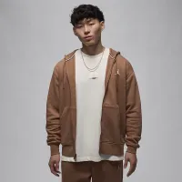 Nike Jordan Brooklyn Fleece мужские Full-zip Толстовка с капюшоном цвет коричневый