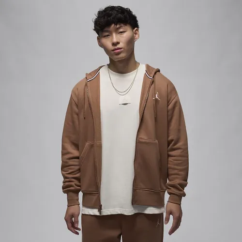 Nike Jordan Brooklyn Fleece мужские Full-zip Толстовка с капюшоном цвет коричневый
