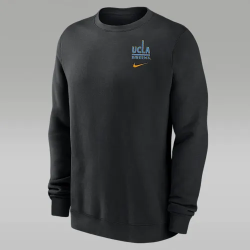 UCLA Club Fleece чоловічі Nike College світшот колір чорний