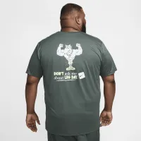 Nike чоловічі Dri-FIT Fitness футболка колір зелений