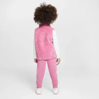 Nike Club Toddler Long Sleeve футболка, Vest, and Pants набор Pink