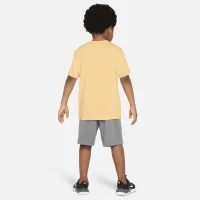 Nike Dri-FIT Dropset Little Kids' Shorts Set Grey