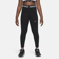 Nike Pro Leak Protection: Period Girls' Dri-FIT лосіни (Extended Size) колір чорний