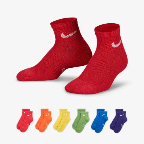 Nike Dri-FIT Performance Basics Little детские Ankle носки (6 пары) многоцветный