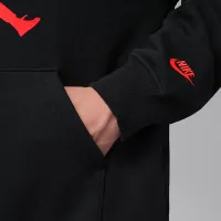 Nike Jordan Brooklyn Fleece мужские Pullover Толстовка с капюшоном цвет черный