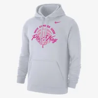 Nike Club мужские баскетбольные Pullover Толстовка с капюшоном цвет белый