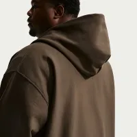 Nike Solo Swoosh мужские Full-Zip Fleece Толстовка с капюшоном цвет коричневый