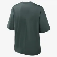 Michigan State Spartans Legacy Established Boxy жіноча Nike College футболка колір зелений