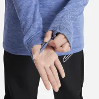 Nike Dri-FIT Academy Big дитячі Pullover Soccer Толстовка з капюшоном блакитний