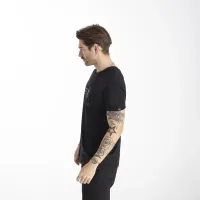 Футболка Alpha Industries Basic T Rainbow Ref 100501RR03 -  Черная