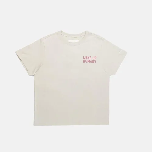 Футболка Champion Crewneck 117497-ES057 - бежевая