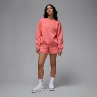 Nike Jordan Brooklyn Fleece женская Crew-Neck свитшот Pink