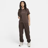 Nike Sportswear Heritage женская Boxy Tee цвет коричневый
