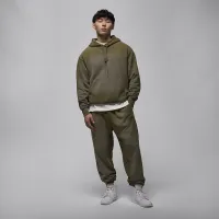 Nike Jordan Flight Fleece мужские Pullover Толстовка с капюшоном цвет зеленый