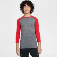 Nike Pro Big детские Dri-FIT 3/4-Sleeve Top цвет красный