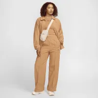 Nike Sportswear Everything Wovens женская Mid-Rise Open-Hem Pants цвет коричневый