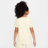 Nike Sportswear Big детские футболка цвет коричневый