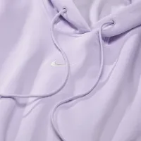Nike Sportswear Phoenix Fleece женская оверсайз Pullover Толстовка с капюшоном (большие размеры) цвет фиолетовый
