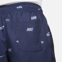 Nike Club мужские Woven Allover Print Flow шорты синий