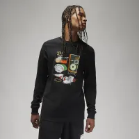 Nike Jordan Artist Series by Jacob Rochester мужские Long-Sleeve футболка цвет черный