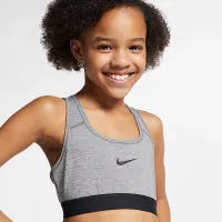 Nike Big дитячі (Girls') Sports Bra колір сірий