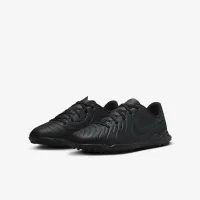 Nike Jr. Tiempo Legend 10 Club Little/Big дитячі Turf Low-Top Soccer Кросівки колір чорний