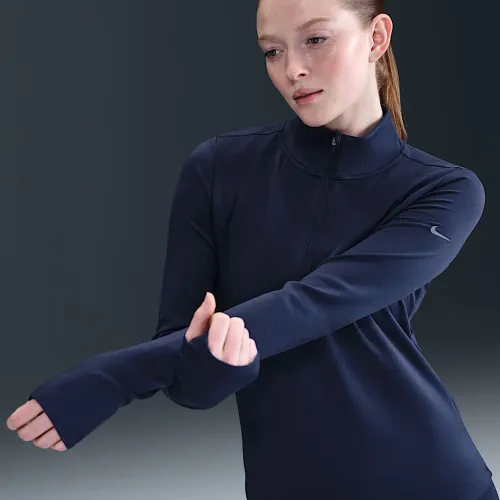 Nike One жіноча Therma-FIT 1/2-Zip Mid Layer блакитний