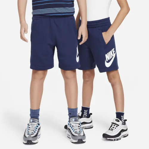 Nike Sportswear Club Fleece Big детские French Terry шорты синий