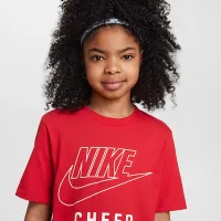 Nike Swoosh Big детские Cheer футболка цвет красный