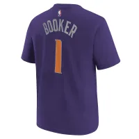 Devin Booker Phoenix Suns Big детские Nike NBA футболка цвет фиолетовый