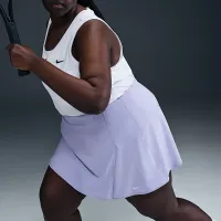 Nike Victory женская Dri-FIT Straight Tennis юбка (большие размеры) цвет фиолетовый