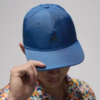 Nike Jordan Metal Jumpman Big дитячі Flat Brim Cap блакитний