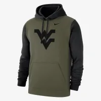 West Virginia Olive Pack мужские Nike College Толстовка с капюшоном цвет коричневый