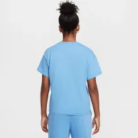 Nike Sportswear Essential Big детские (Girls') футболка синий