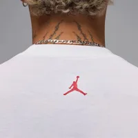Nike Jordan Brand мужские Sneaker Patch футболка цвет белый