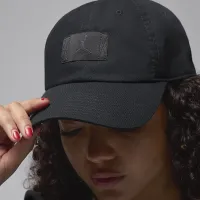 Nike Jordan Club Cap Adjustable Hat колір чорний