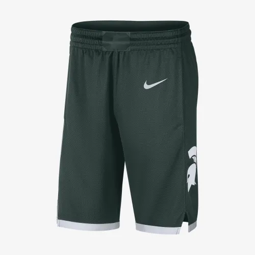 Nike College Dri-FIT (Michigan State) чоловічі баскетбольні шорти колір зелений